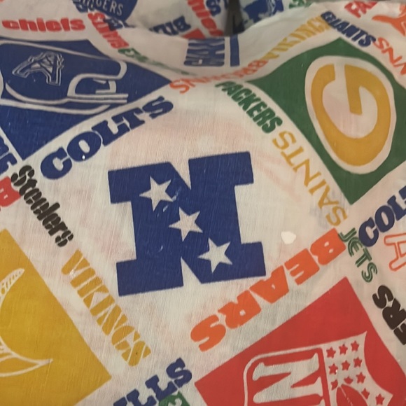 Vintage 1970s NFL Full Flat Sheet (as is) - Picture 10 of 11